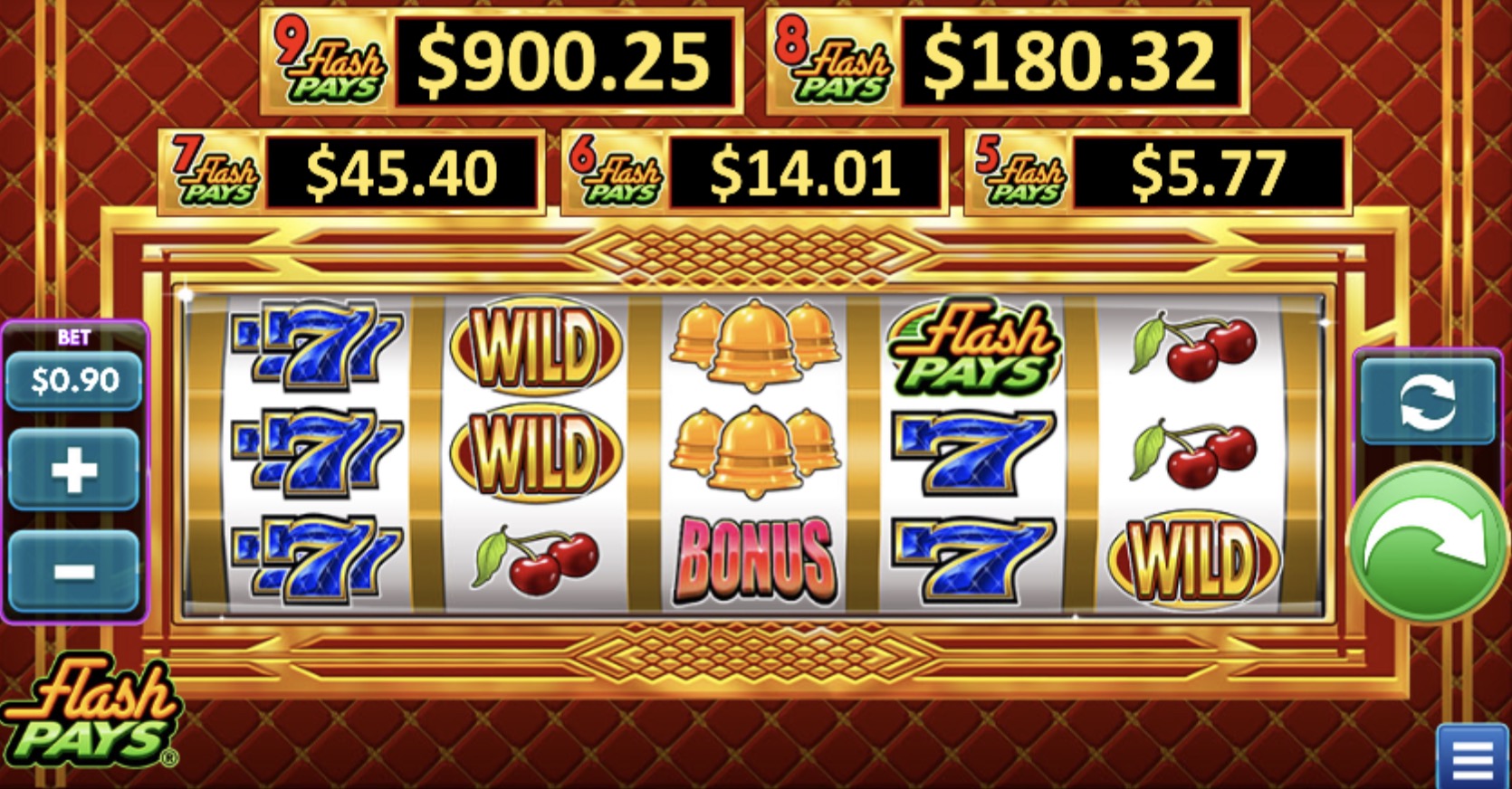 Ретро игровые автоматы «Flash Pays» в SOL казино